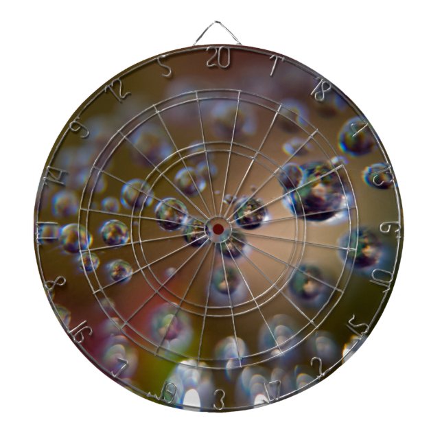 Water Droplets-Water in Motion Dartboard (Front)
