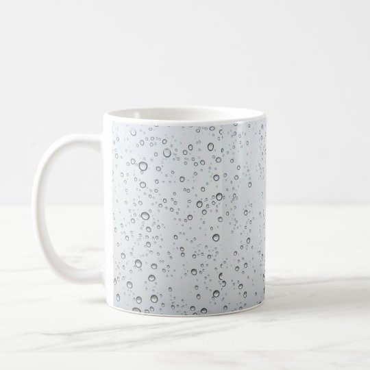 Water Drops Coffee Cup