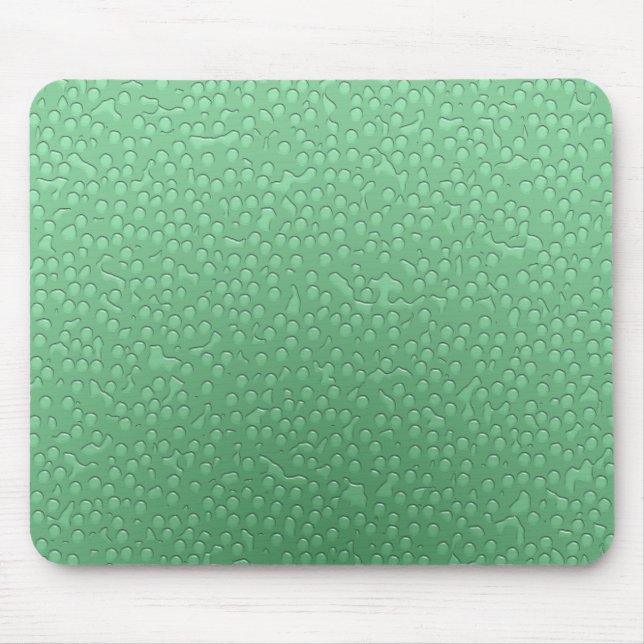Water Drops - green Mouse Mat (Front)