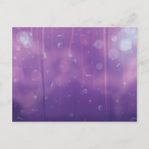Water Drops on a window. Postcard