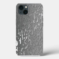 Water Drops on Brushed Metal
