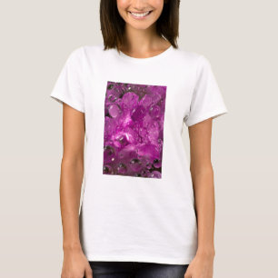 Water drops on flower, California T-Shirt