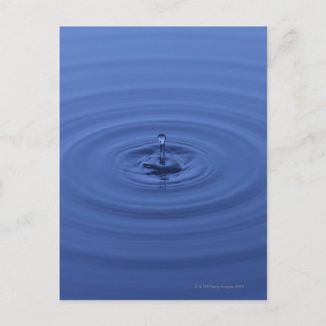 Water drops postcard (Front)