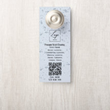 Water drops Qr code Pressure wash