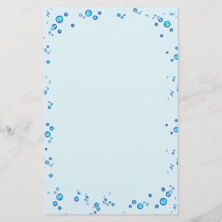 Water Drops Stationery