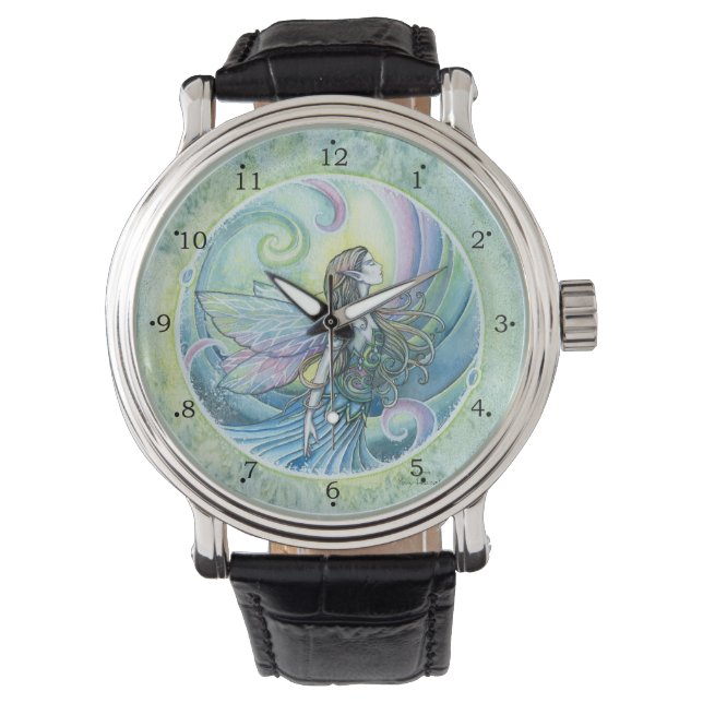 Water Element Fairy Fantasy Art Watch (Front)