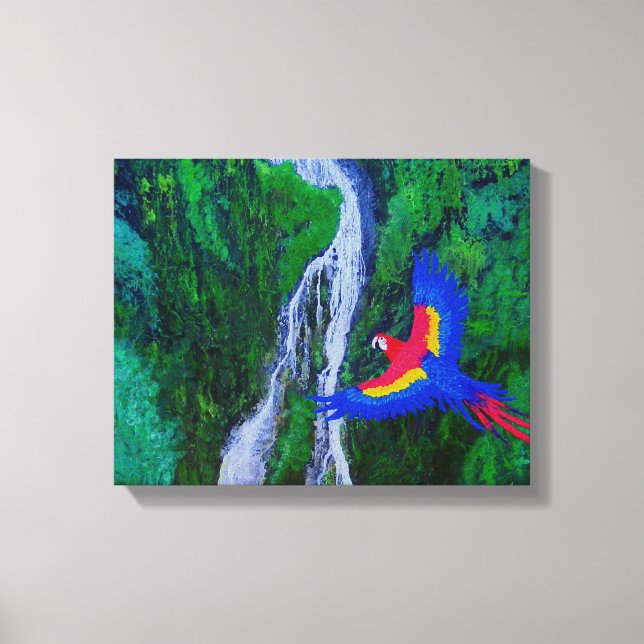 water fa mcaw canvas print (Front)