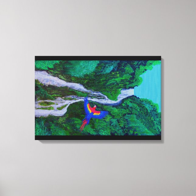 water fa mcaw canvas print (Front)