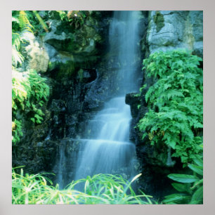 WATER FALL at SHAWS GARDEN Poster