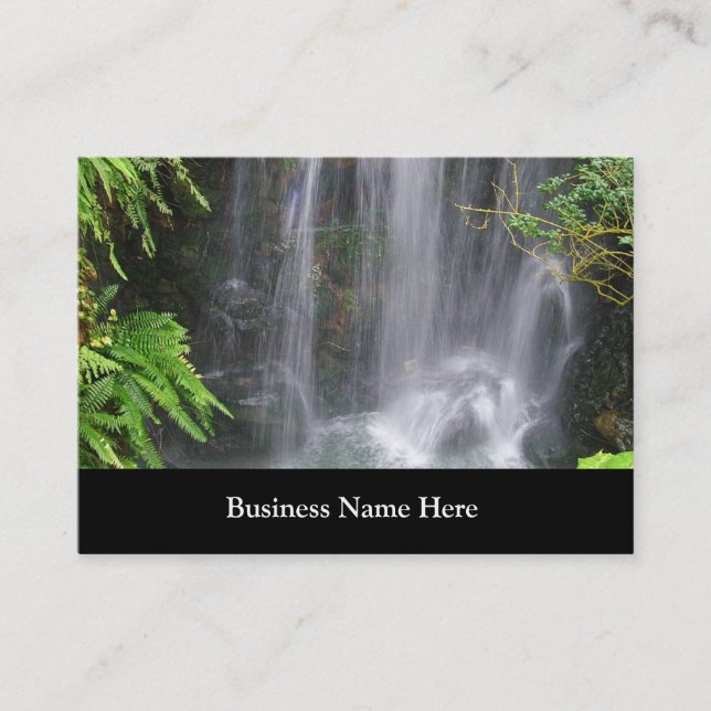 Water Fall Business Card (Front)