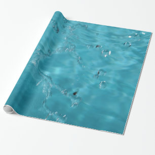Water Fall Glossy Wrapping Paper
