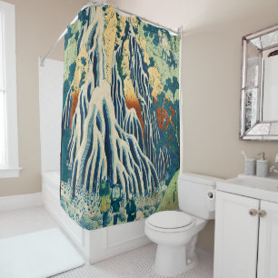 WATER FALLS SHOWER CURTAIN