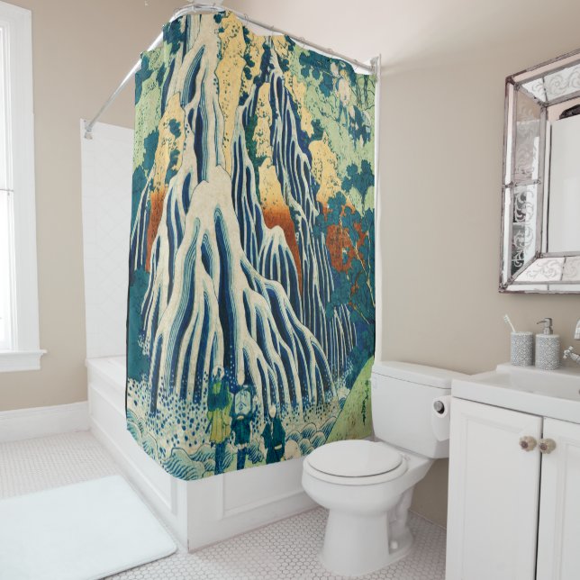 WATER FALLS SHOWER CURTAIN (In Situ)