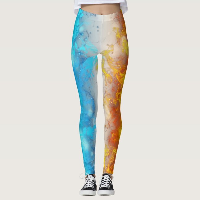 Water & Fire Leggings (Front)