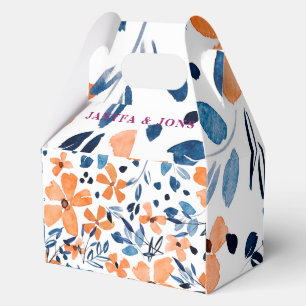 water floewr favour box