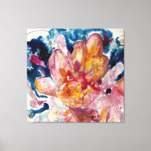 water flower canvas print