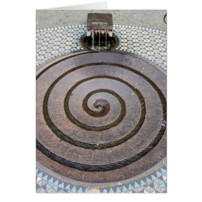 Water Fountain - Koln, Germany (Cologne) Card (Front)