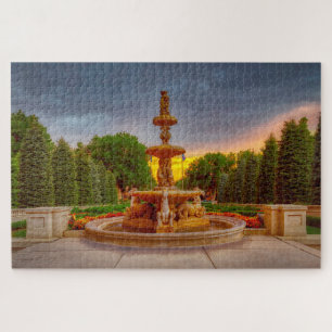 Water Fountains Colorado Springs Jigsaw Puzzle