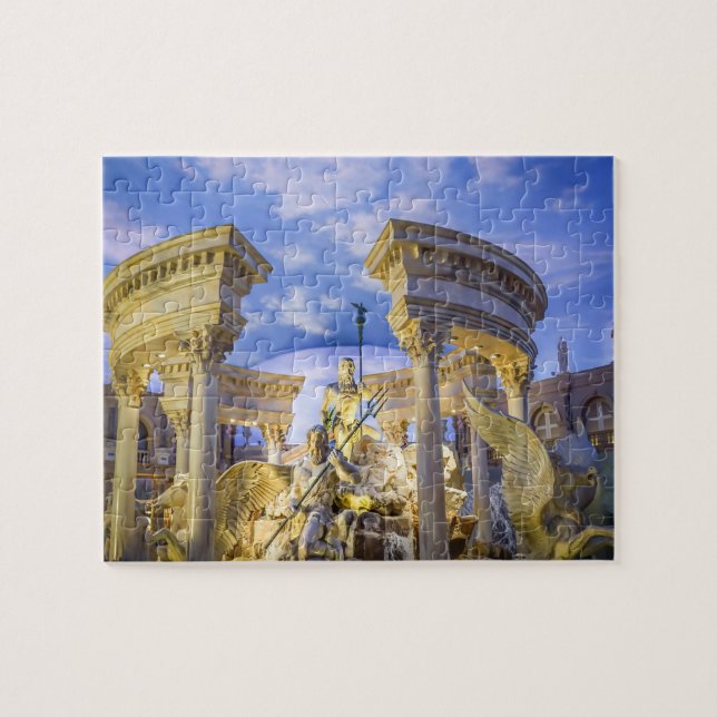 Water Fountains in Las Vegas Jigsaw Puzzle (Horizontal)