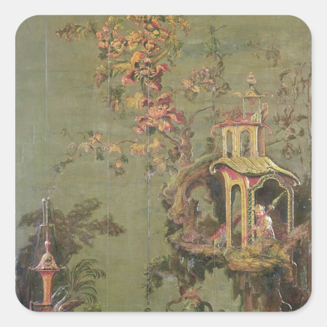 Water, from a series of panels depicting square sticker (Front)