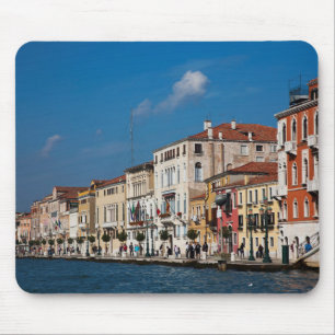Water Front Along The Grand Canal Of Venice Mouse Mat