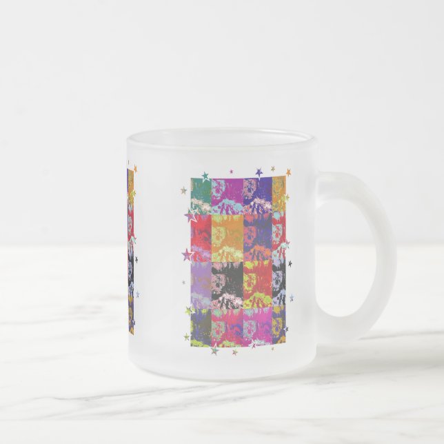 WATER FROSTED GLASS COFFEE MUG (Right)