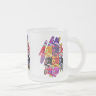 WATER FROSTED GLASS COFFEE MUG