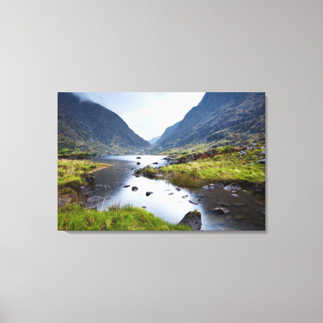 Water | Gap of Dunloe County Kerry Ireland Canvas Print (Front)