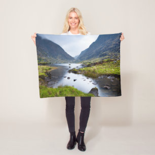 Water   Gap of Dunloe County Kerry Ireland Fleece Blanket