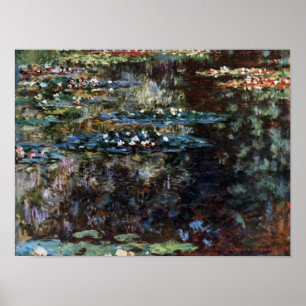 Water Garden at Giverny, France by Claude Monet Poster
