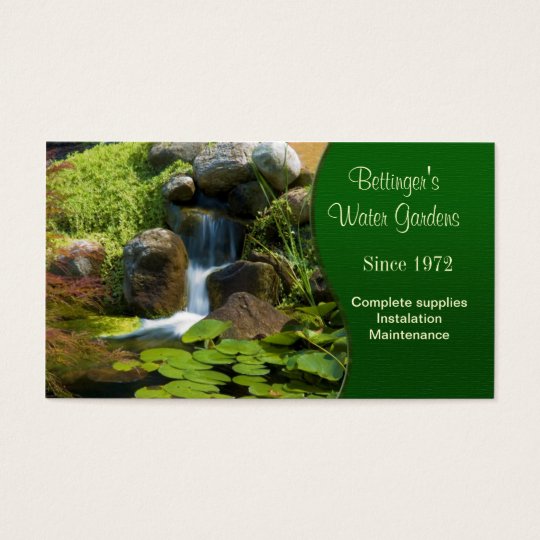 Water Garden Business Card