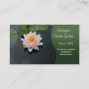 Water Garden Business Card