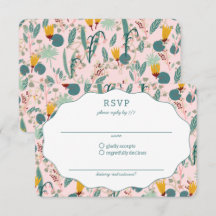 Water Garden Floral Bridal Shower Cute CUSTOM