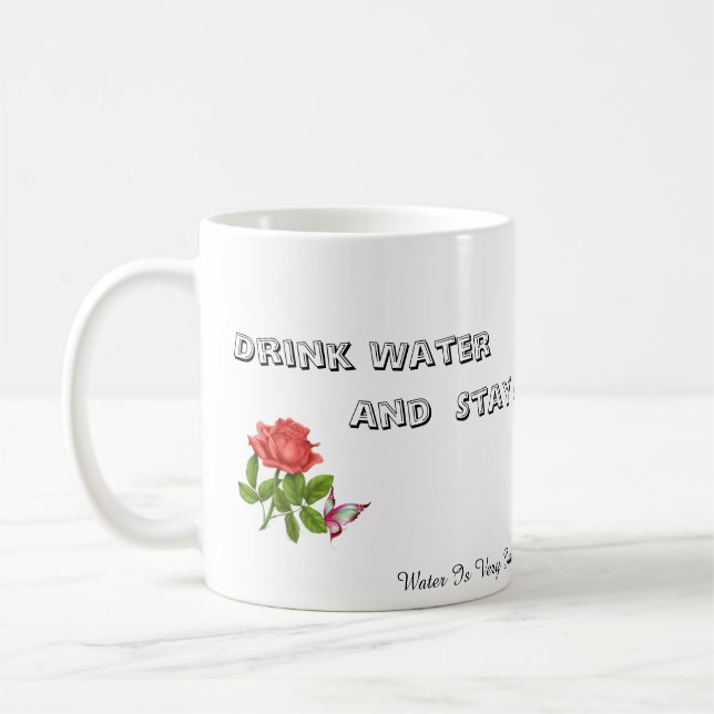 Water Glass  Coffee Mug (Left)