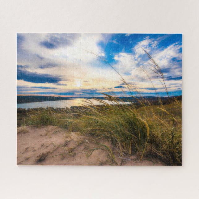 Water | Glen Lake Sleeping Bear Dunes Michigan Jigsaw Puzzle (Horizontal)