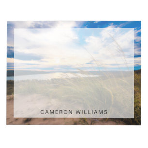 Water   Glen Lake Sleeping Bear Dunes Michigan Notepad