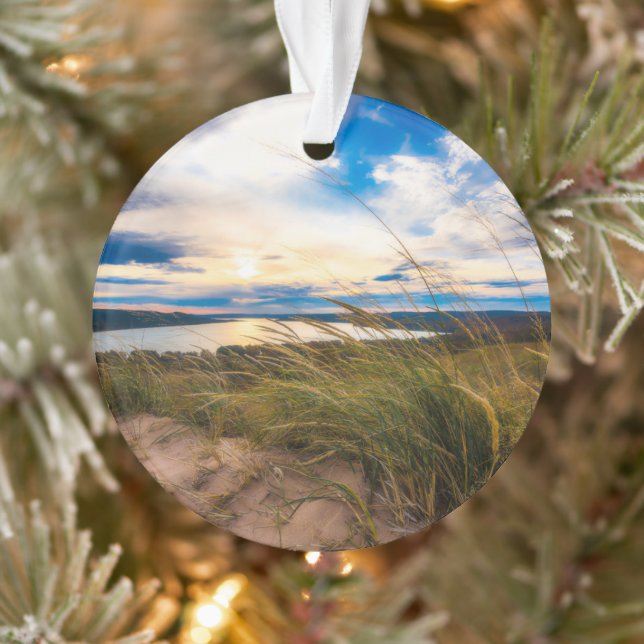 Water | Glen Lake Sleeping Bear Dunes Michigan Ornament (Tree)