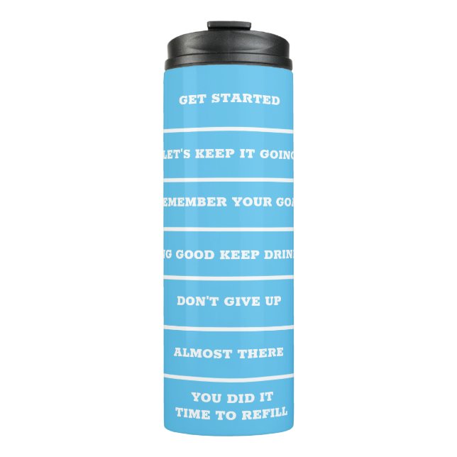 Water Goals  Thermal Tumbler (Front)