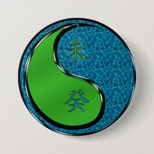 Water Goat 7.5 Cm Round Badge