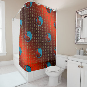 Water Goat Shower Curtain