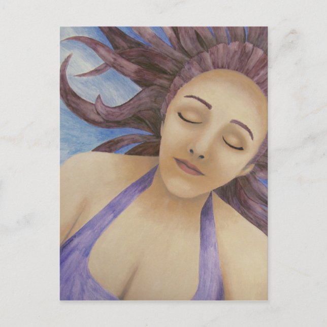 Water Goddess Floating Postcard (Front)