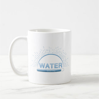 Water Good Day Blue Minimal Mug