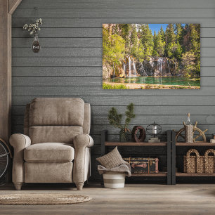 Water   Hanging Lake Glenwood Springs, Colorado Canvas Print