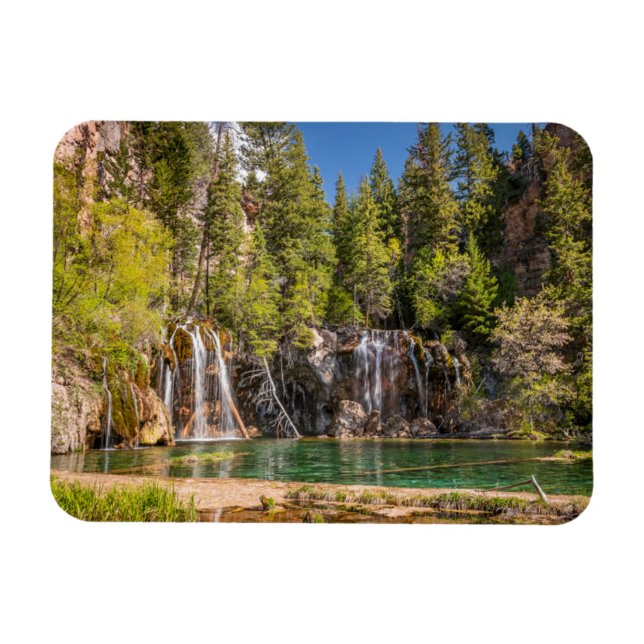 Water | Hanging Lake Glenwood Springs, Colorado Magnet (Horizontal)