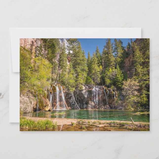 Water | Hanging Lake Glenwood Springs, Colorado Thank You Card (Front)