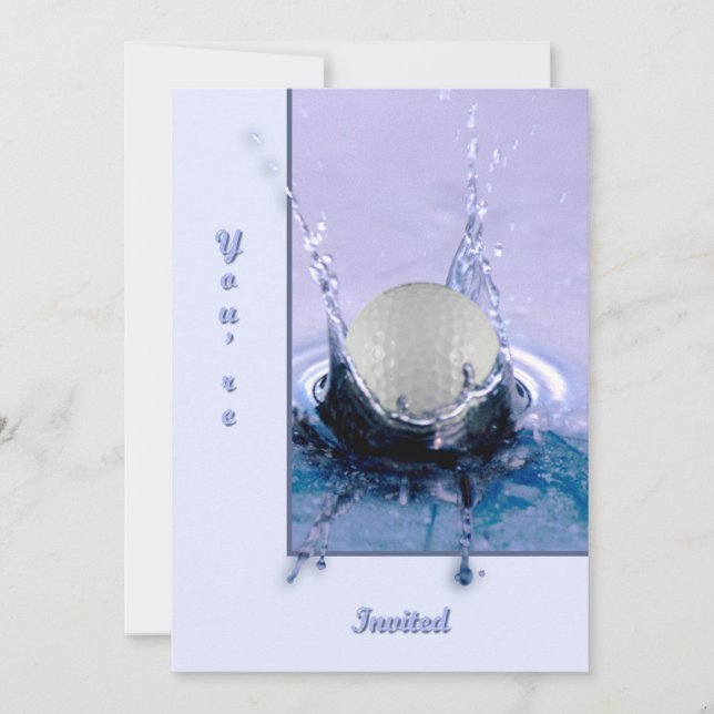 Water Hazard Invitation (Front)