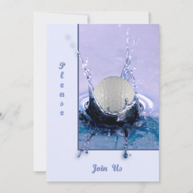 Water Hazard Invitation (Front)