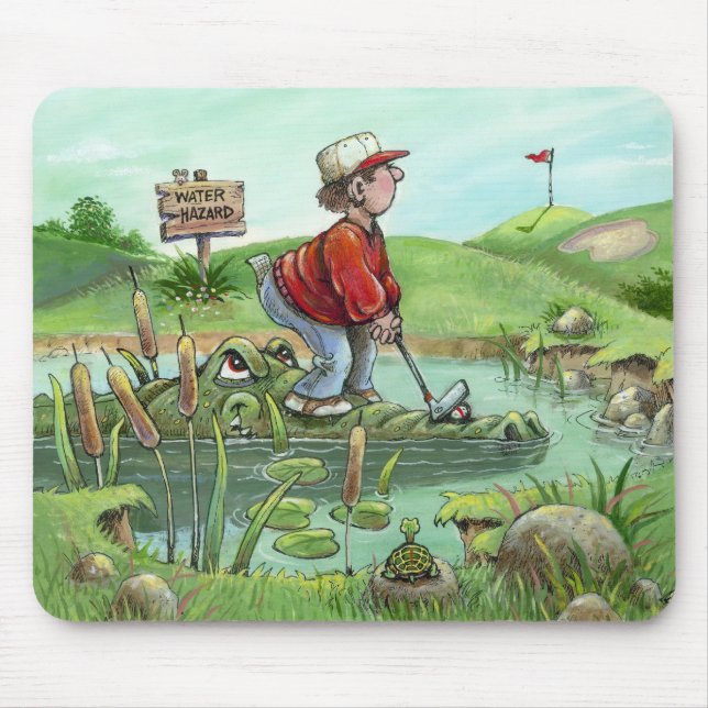 Water Hazard Mouse Mat (Front)