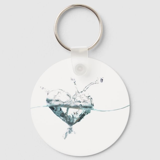 water heart key ring (Front)