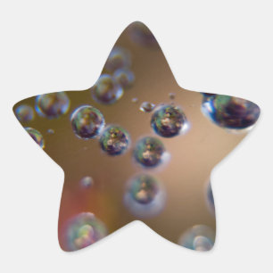 Water in Motion Star Sticker